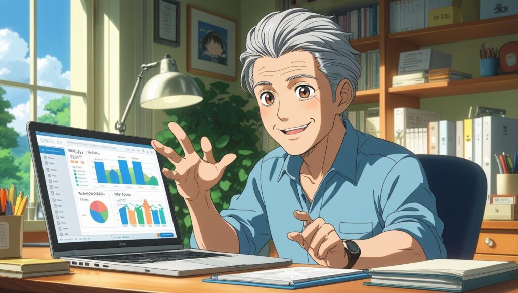 ブログ運営のためのヒントを力説する、日本人の熟練ブロガー