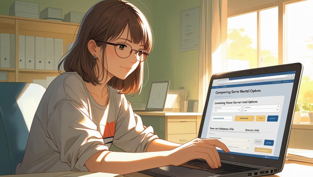 日本人のブログ初心者がレンタルサーバーの選び方を考えている (1）