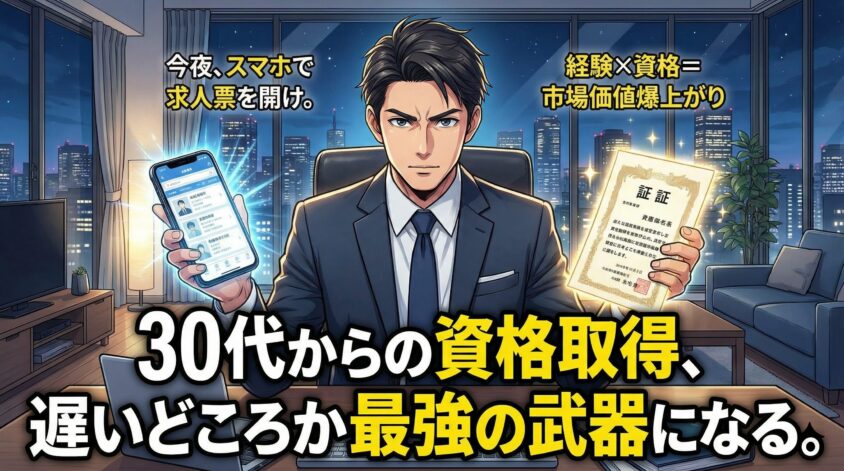 まとめ｜30代の資格取得は「遅い」のではなく「ちょうどいい」