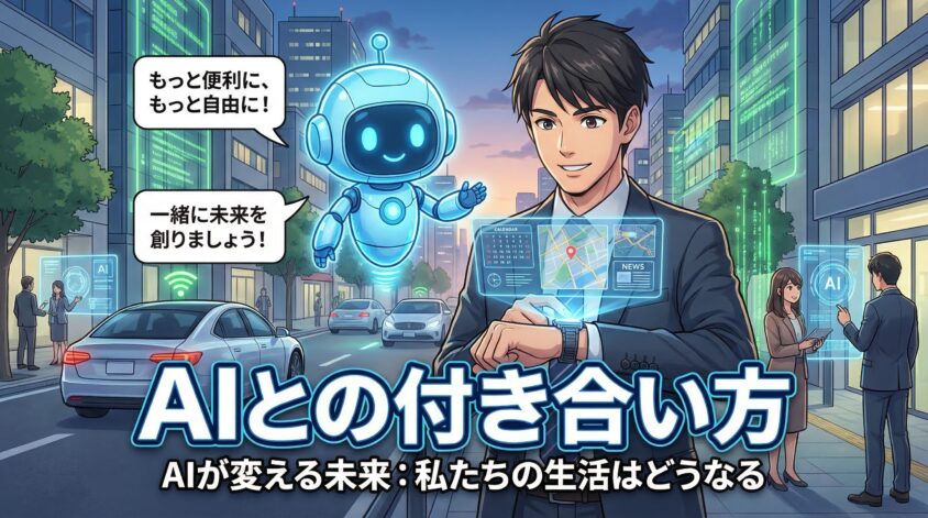 【AIとの付き合い方】AIが変える未来: 私たちの生活はどうなる