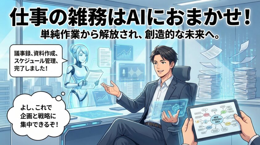 3. 仕事：AIが単純作業を代行