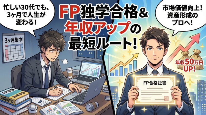 ファイナンシャルプランナー試験勉強法｜独学合格と年収アップを解説