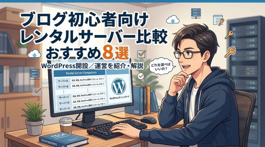 ブログ初心者向けレンタルサーバー比較 おすすめ8選｜WordPress開設／運営を紹介・解説
