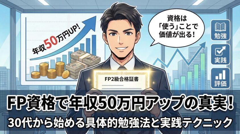 【FP資格の真実】取得後3ヶ月で年収50万円アップした具体的勉強法と実践テクニック