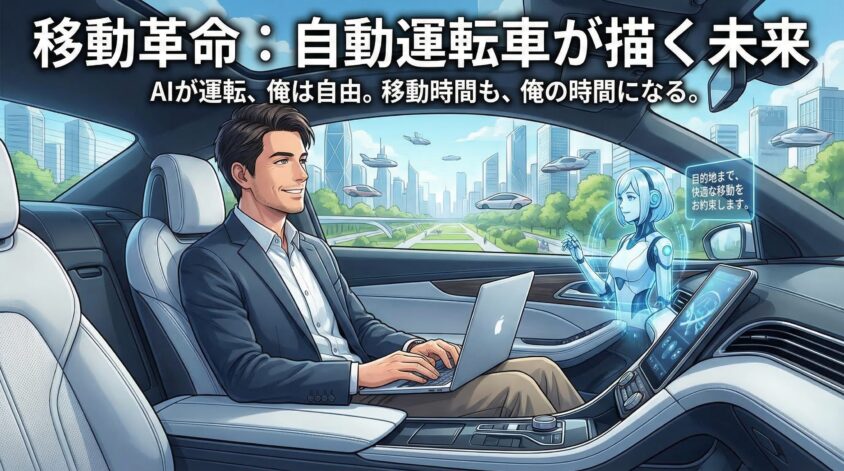 2. 移動手段：自動運転車が当たり前に