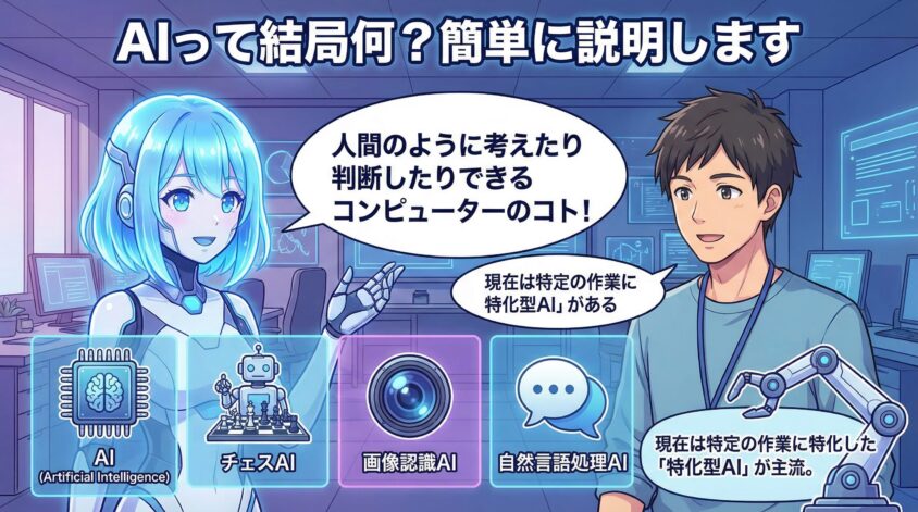 AIって結局何？簡単に説明します