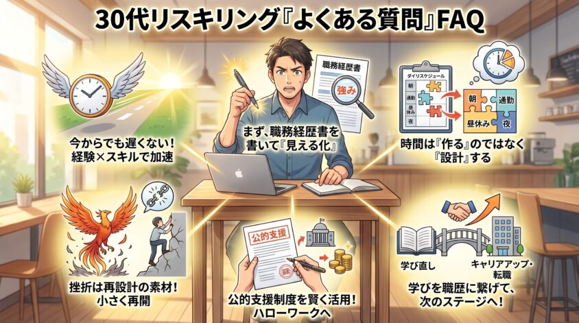 30代リスキリング「よくある質問」FAQ
