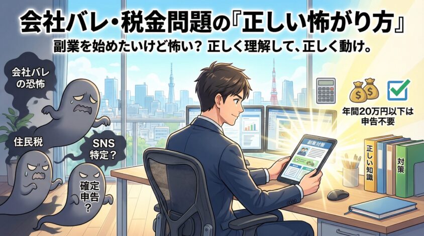 会社バレ・税金問題の「正しい怖がり方」