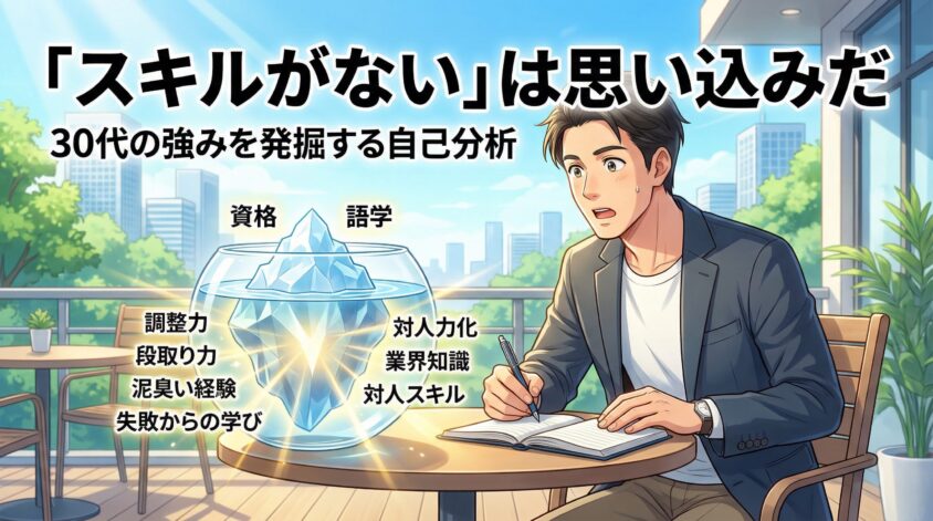 「スキルがない」は思い込みだ——30代の強みを発掘する自己分析